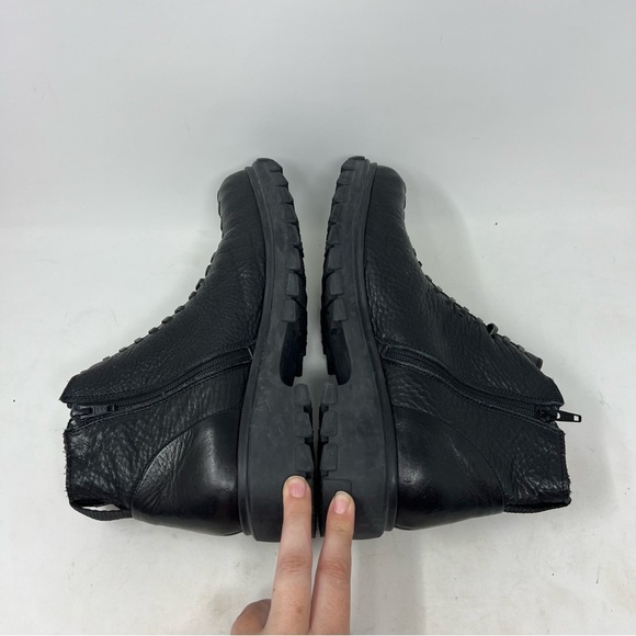 $459 John Fluevog Poalima Leather Ankle Boots with Zipper Size Women’s 11 - Picture 6 of 11